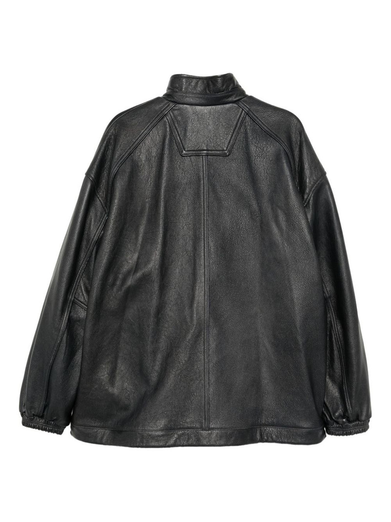 JUUN.J dyed leather jacket outlook