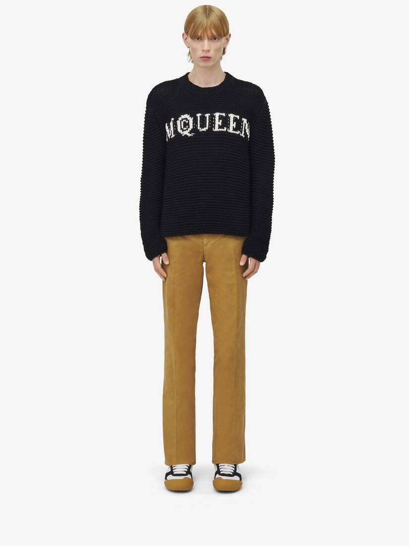 McQueen Logo Textured Jumper - 2