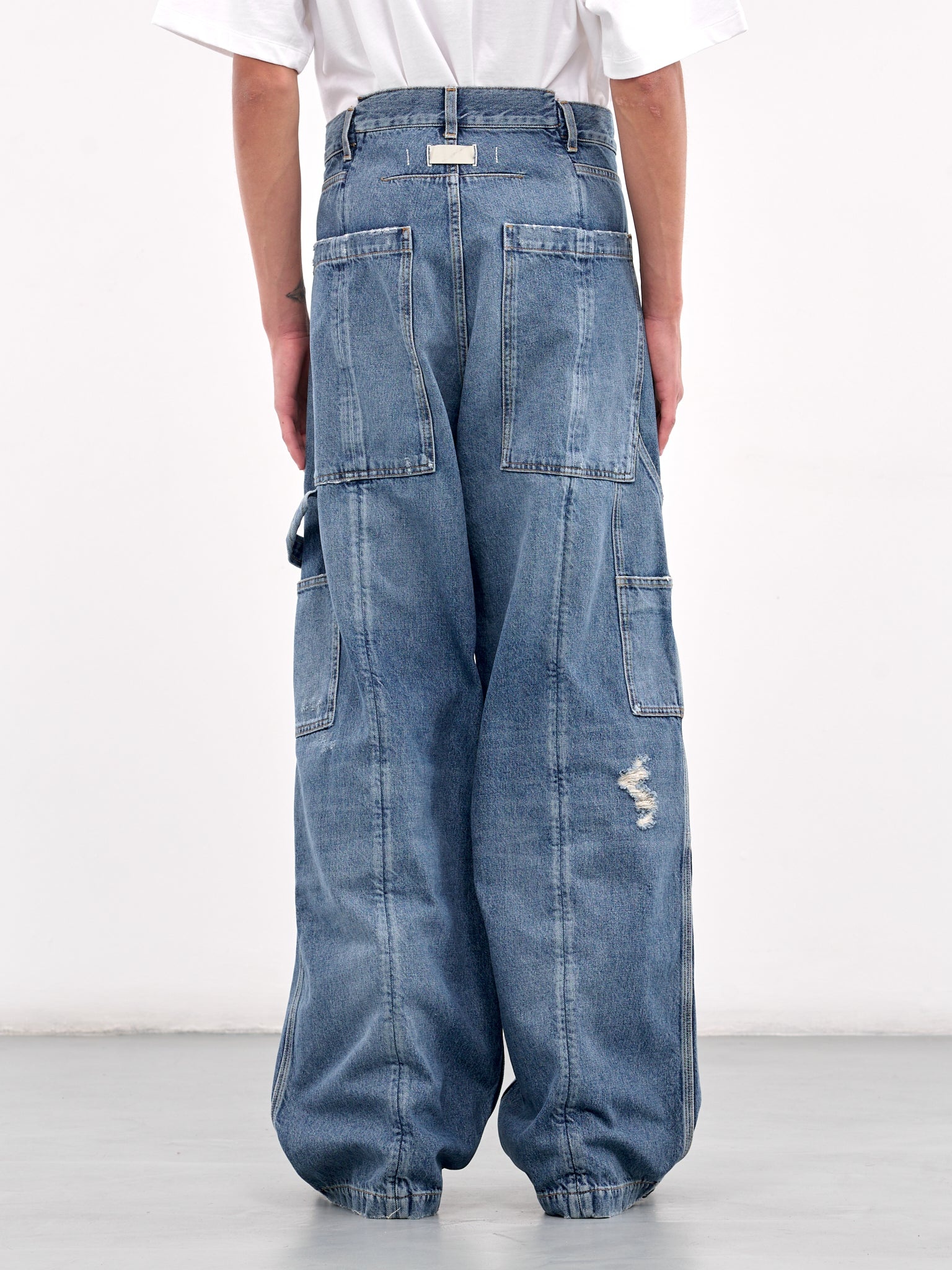 Wide Leg Carpenter's Jeans - 3