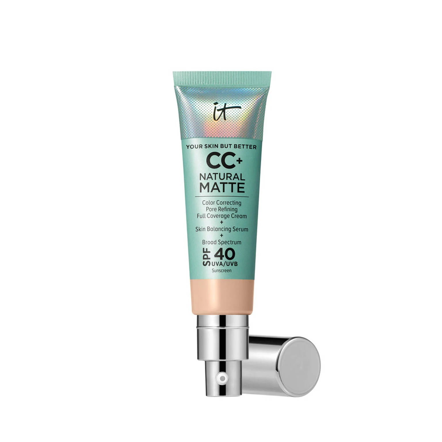 CC+ Cream Natural Matte Foundation with SPF 40 - 1