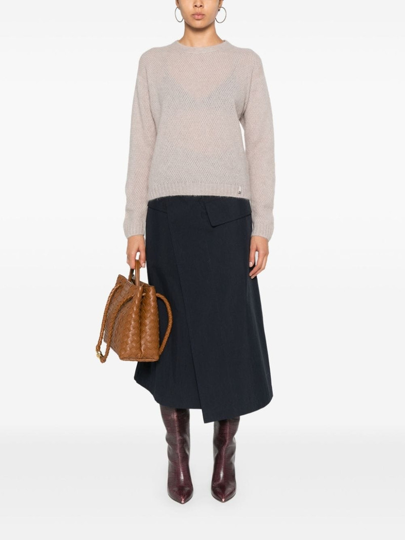 Herno logo-plaque sweater outlook