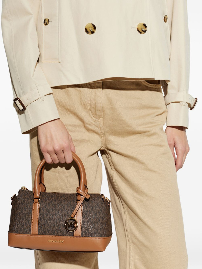 MICHAEL KORS small Andie logo-charm tote bag outlook