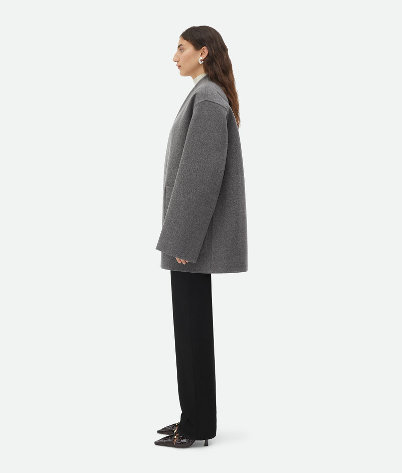 Bottega Veneta Collarless Cashmere Coat outlook