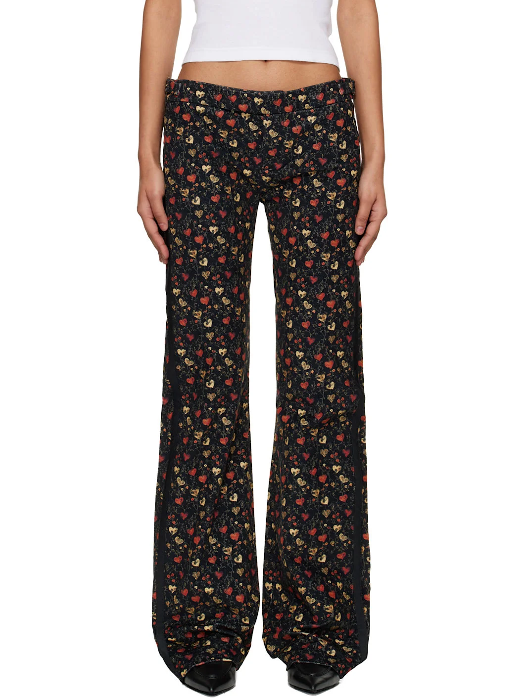 Navy Boy Flare Tuxedo Jeans - 1