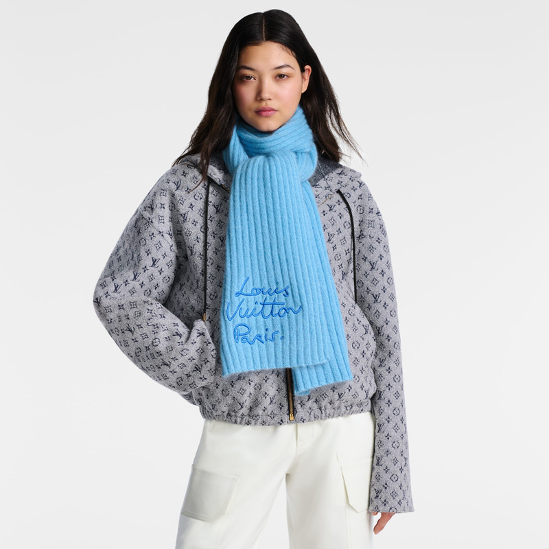 LV Script Scarf 4