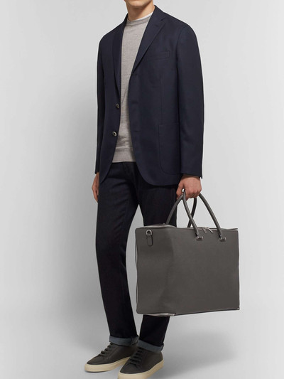 Valextra Versatile Pebble-Grain Leather Holdall outlook