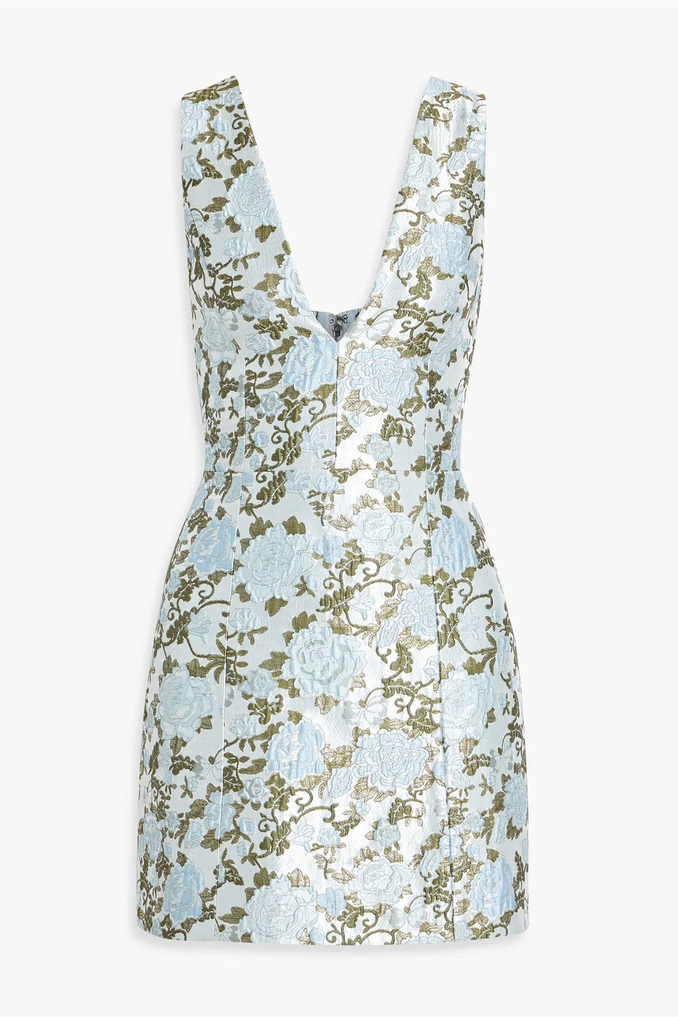 Tatum metallic brocade mini dress - 1