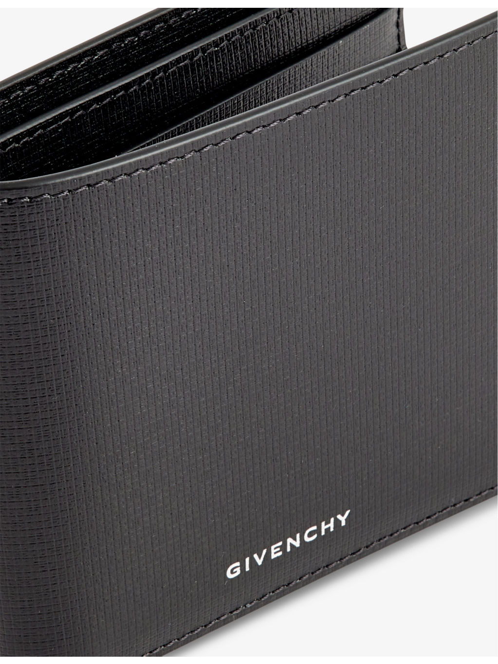 Foiled-branding leather wallet - 2