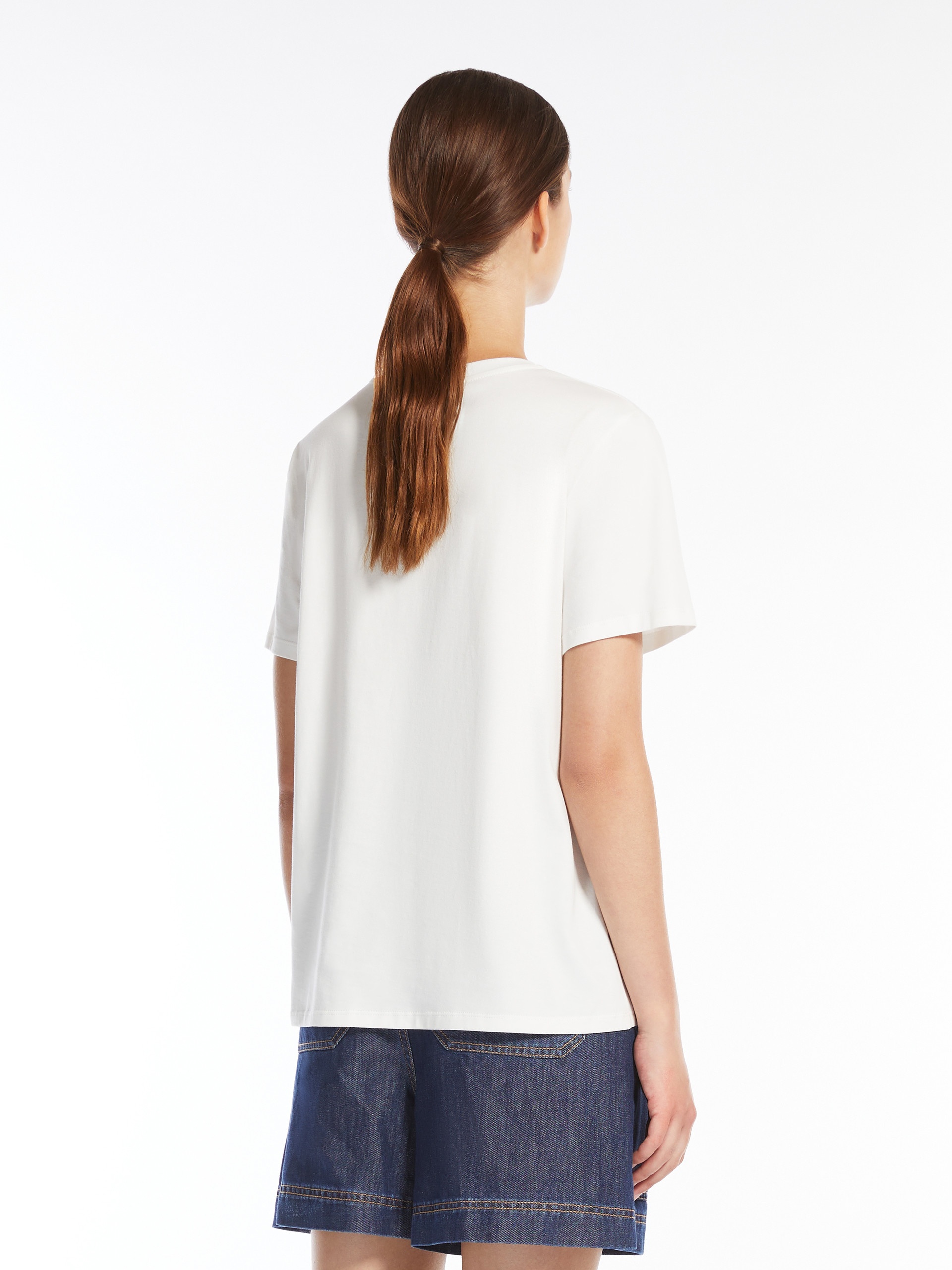 TEIERA Printed cotton T-shirt - 4