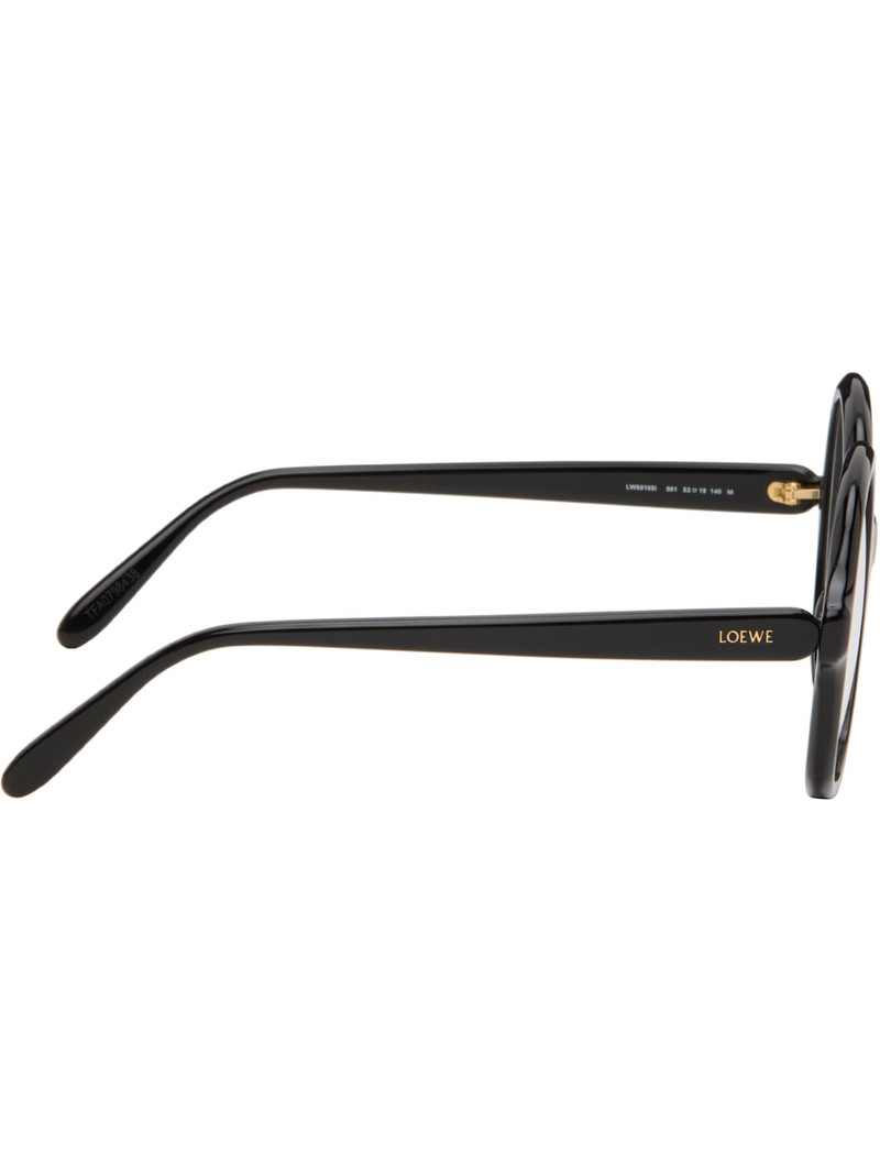 Loewe Black Slim Oversized Glasses outlook