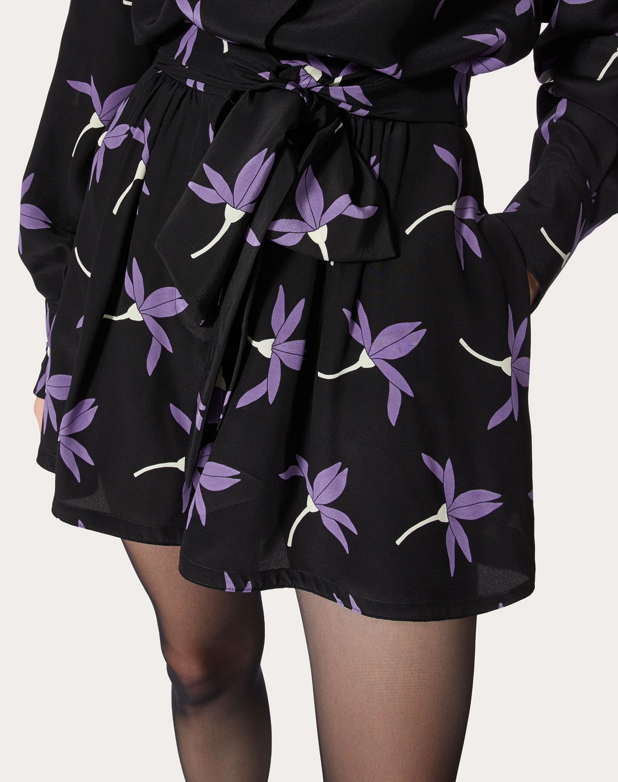 PRINTED CREPE DE CHINE SHIRT - 5
