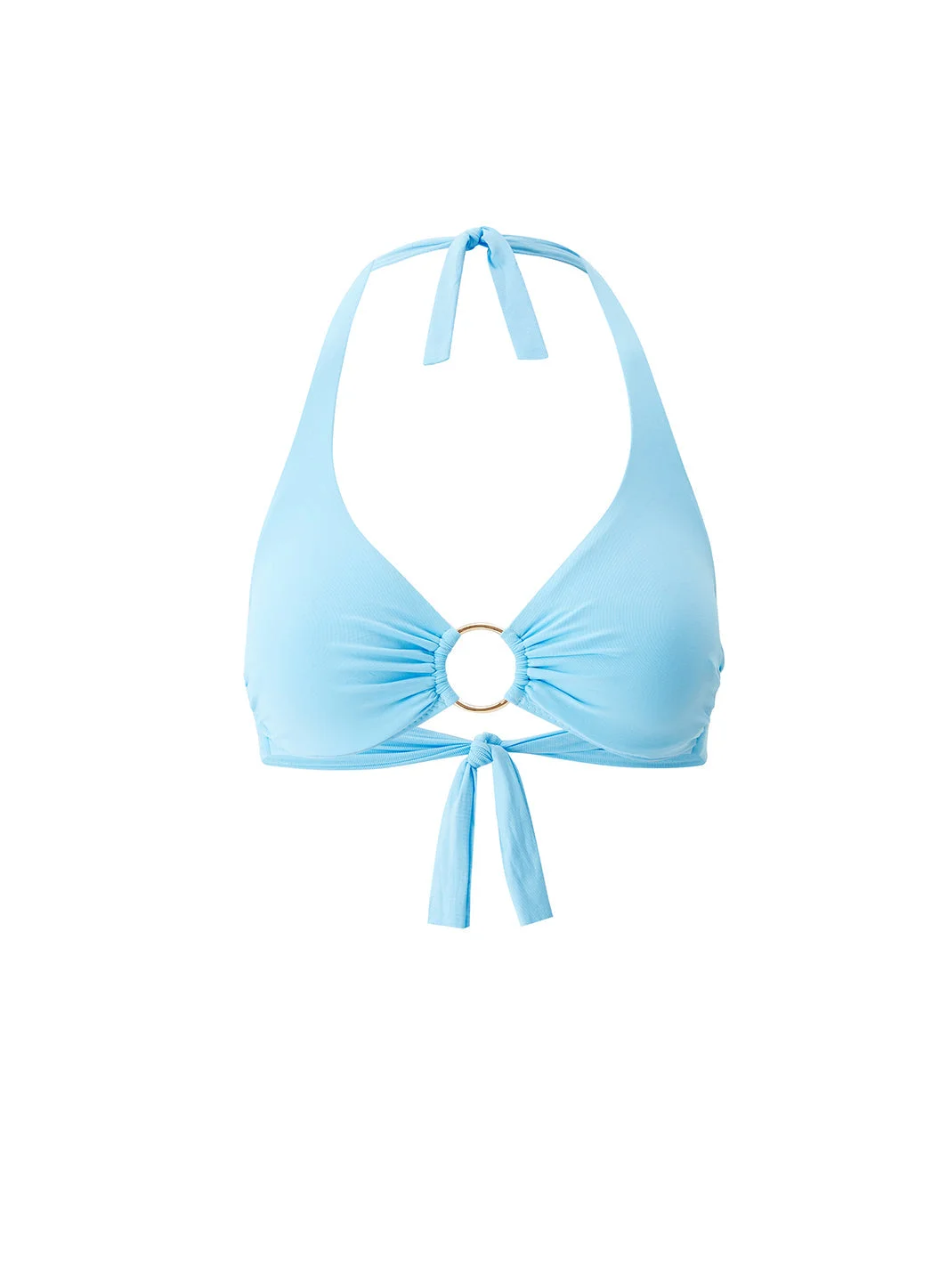 BRUSSELS CELESTE BIKINI TOP - 1