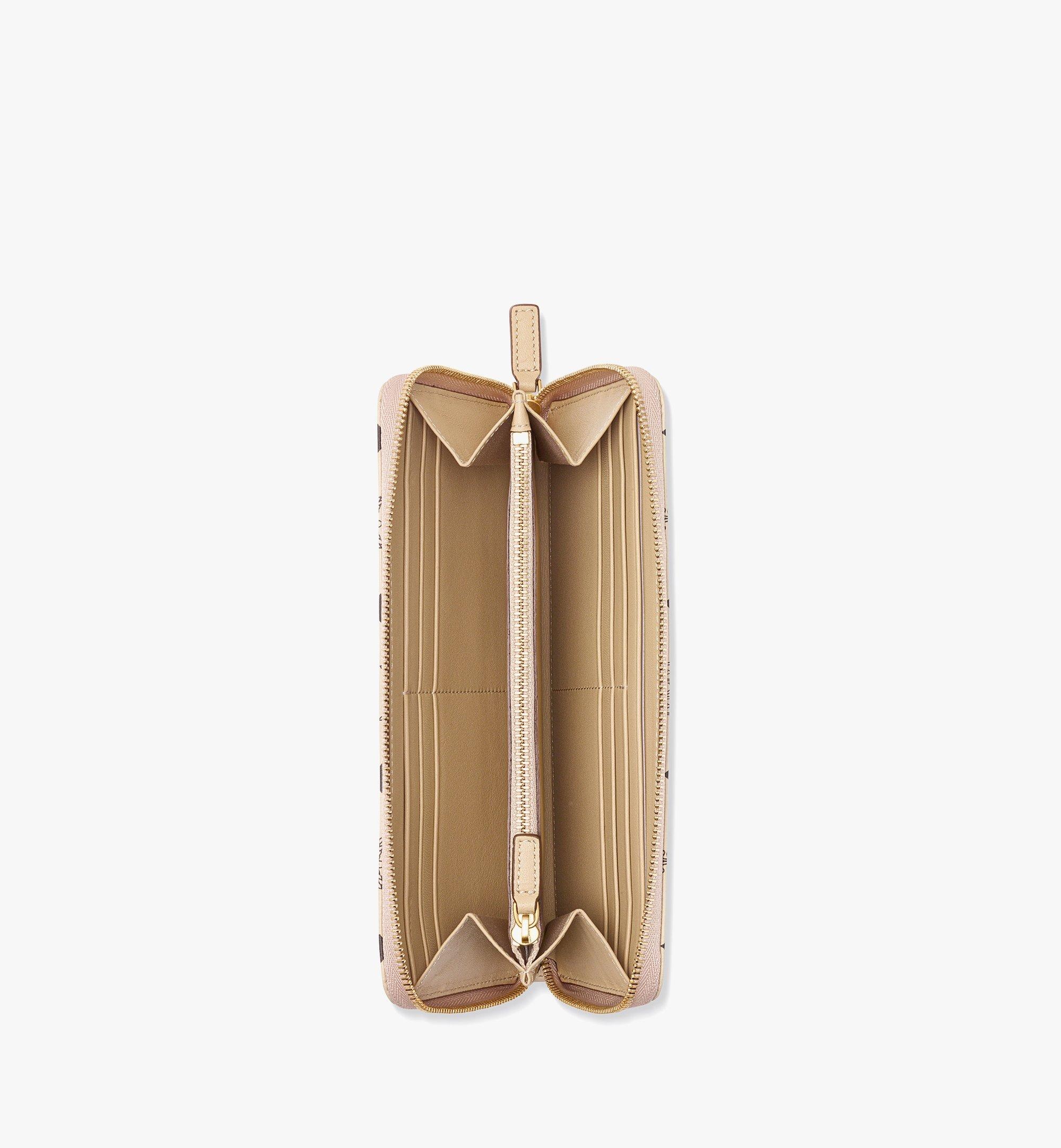 Zip Around Wallet in Visetos - 2
