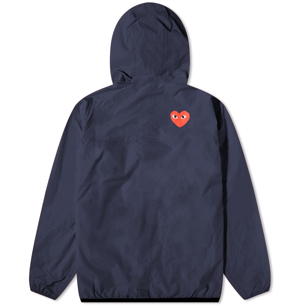 Comme des Garcons Play x K-Way Full Zip Packable Jacket - 2