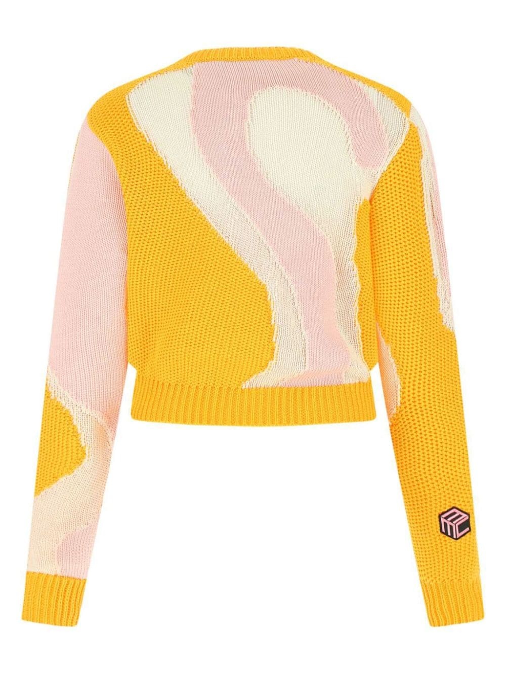 patterned-jacquard cardigan - 2