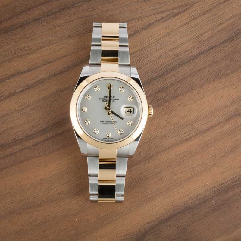 Rolex Datejust 41 126303 Mother Of Pearl Diamond Dial - 5