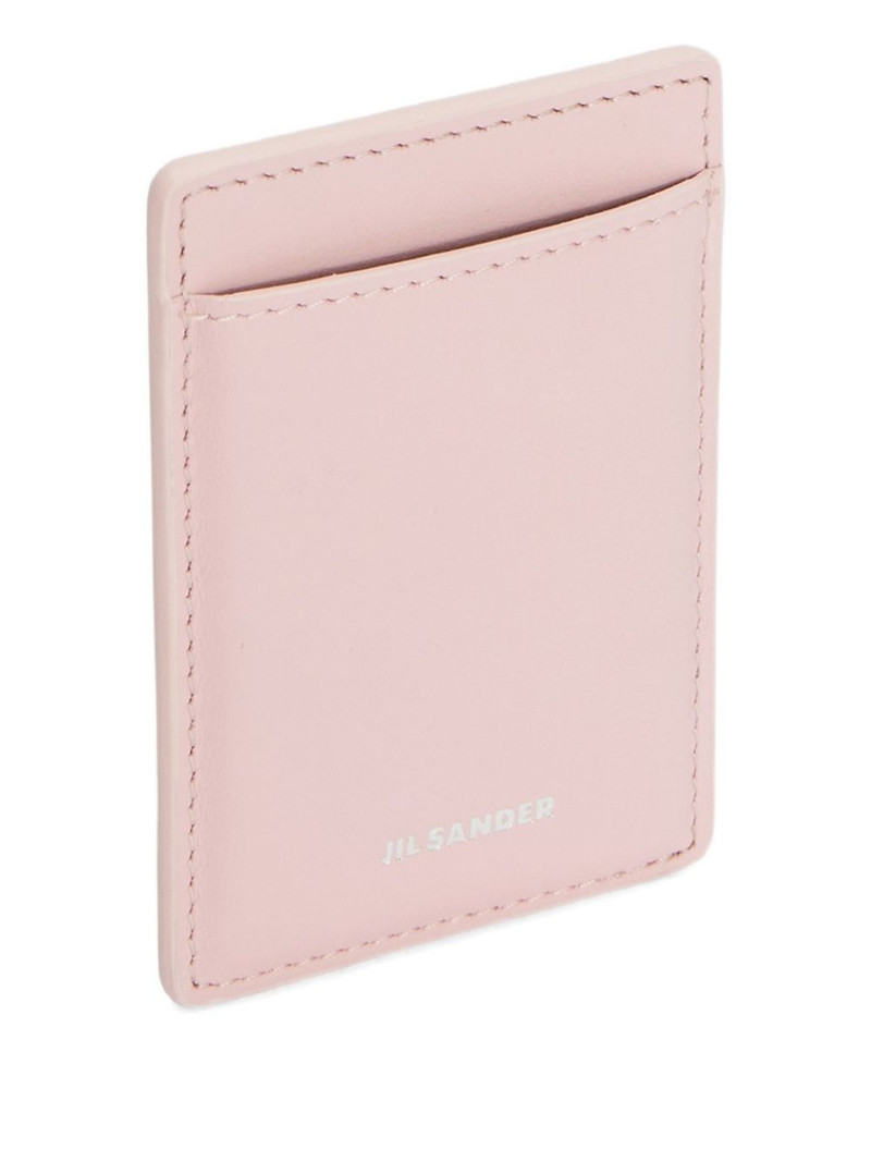 Jil Sander embossed magnetic card holder outlook