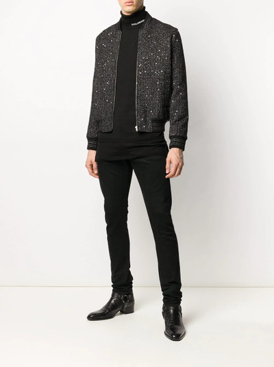 Balmain roll-neck wool jumper outlook