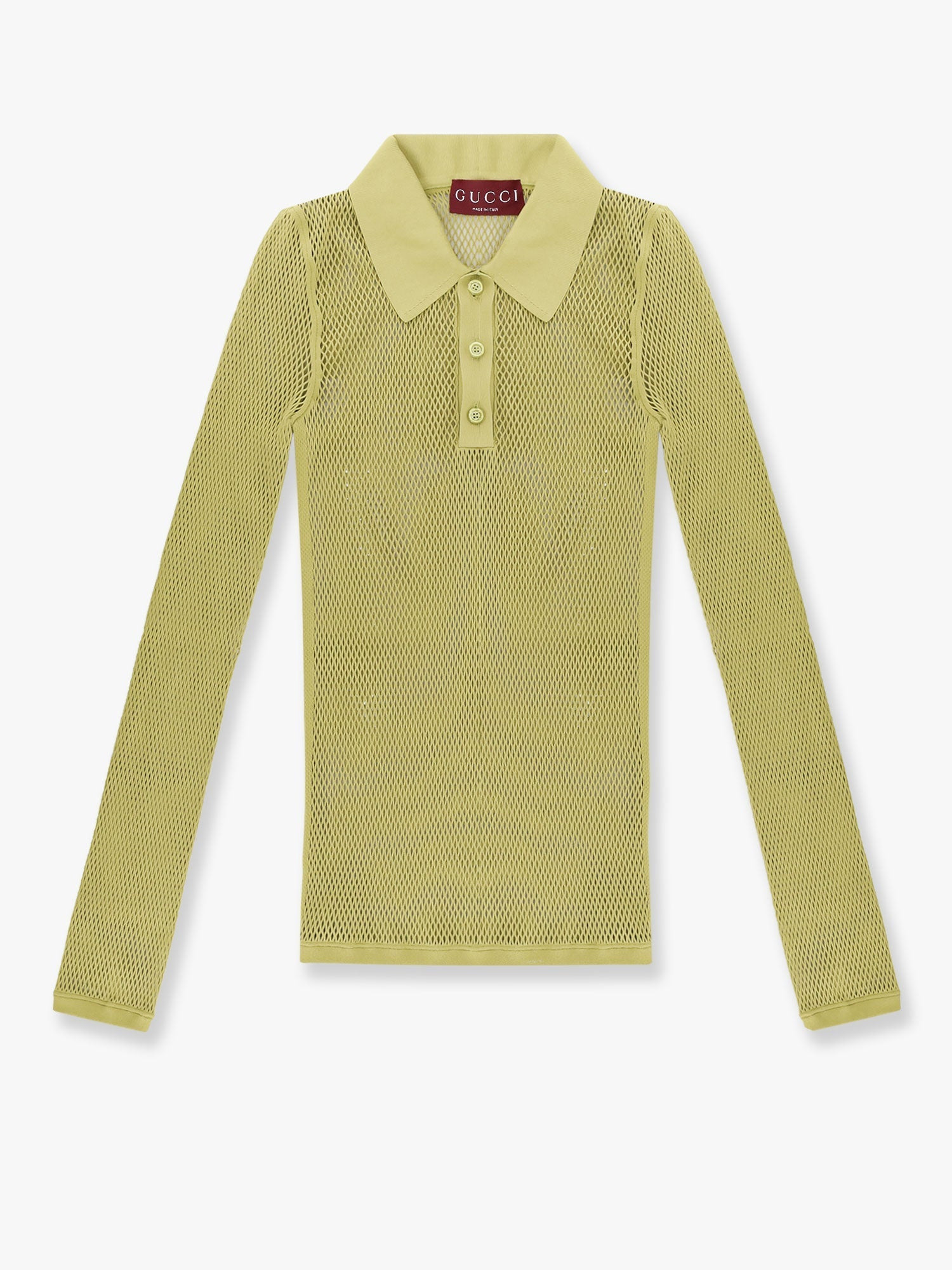 Gucci Perforated Polo Shirt - 1