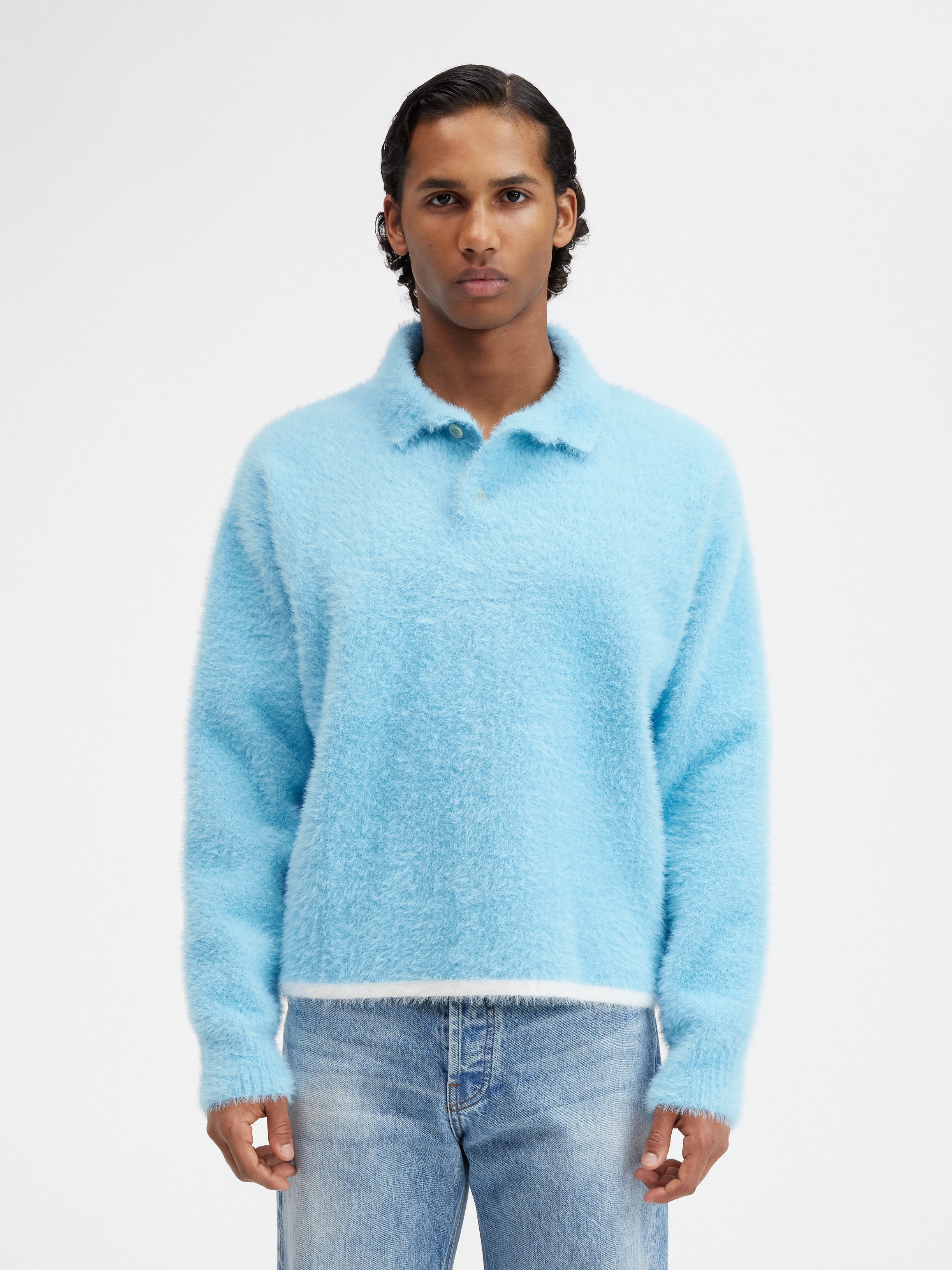 ア*ス様 JACQUEMUS LE POLO NEVE KNITS Le Polo Neve polo sweater in green - Jacquemus | Mytheresa