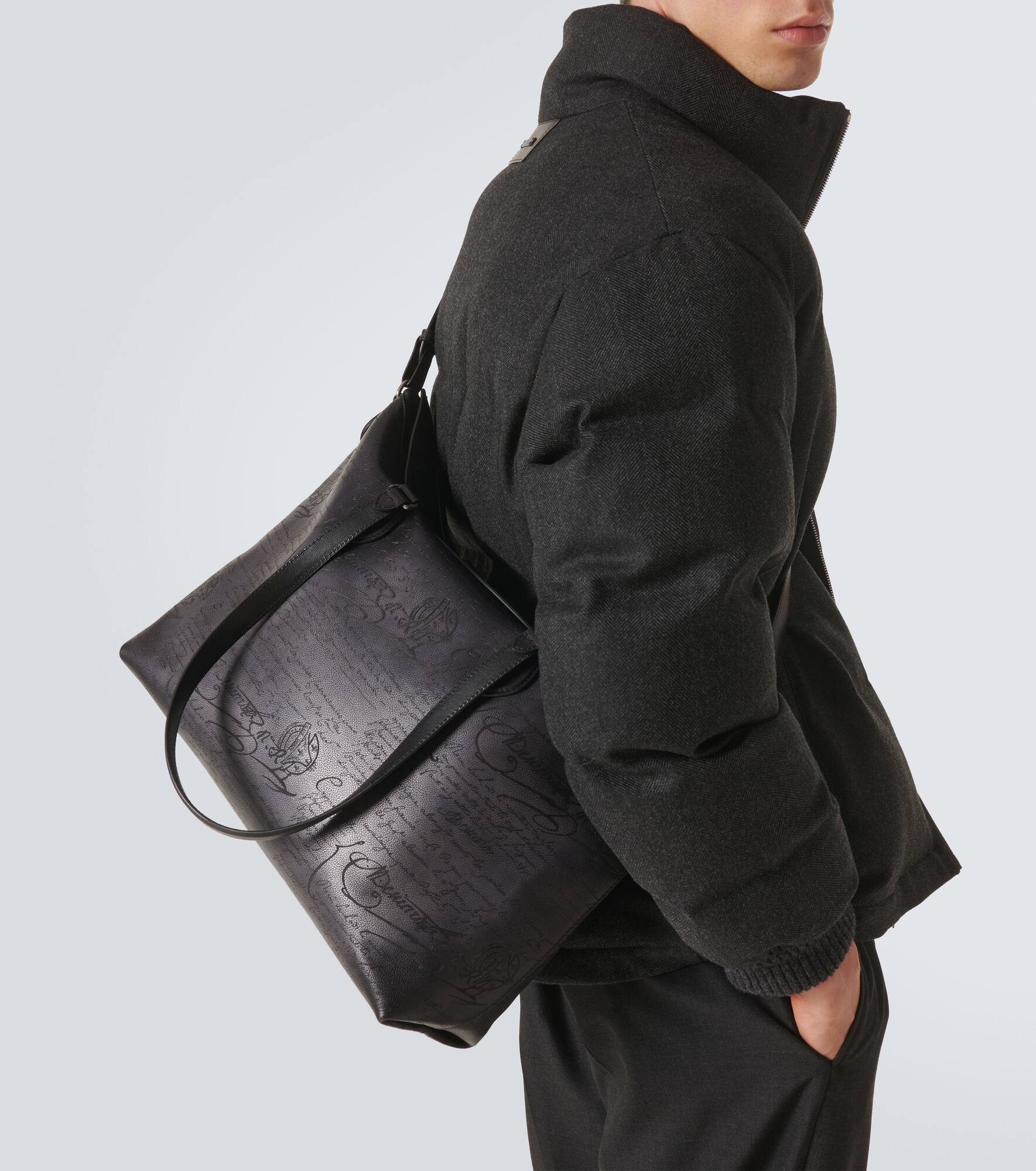 Late Hour Scritto leather tote bag - 3