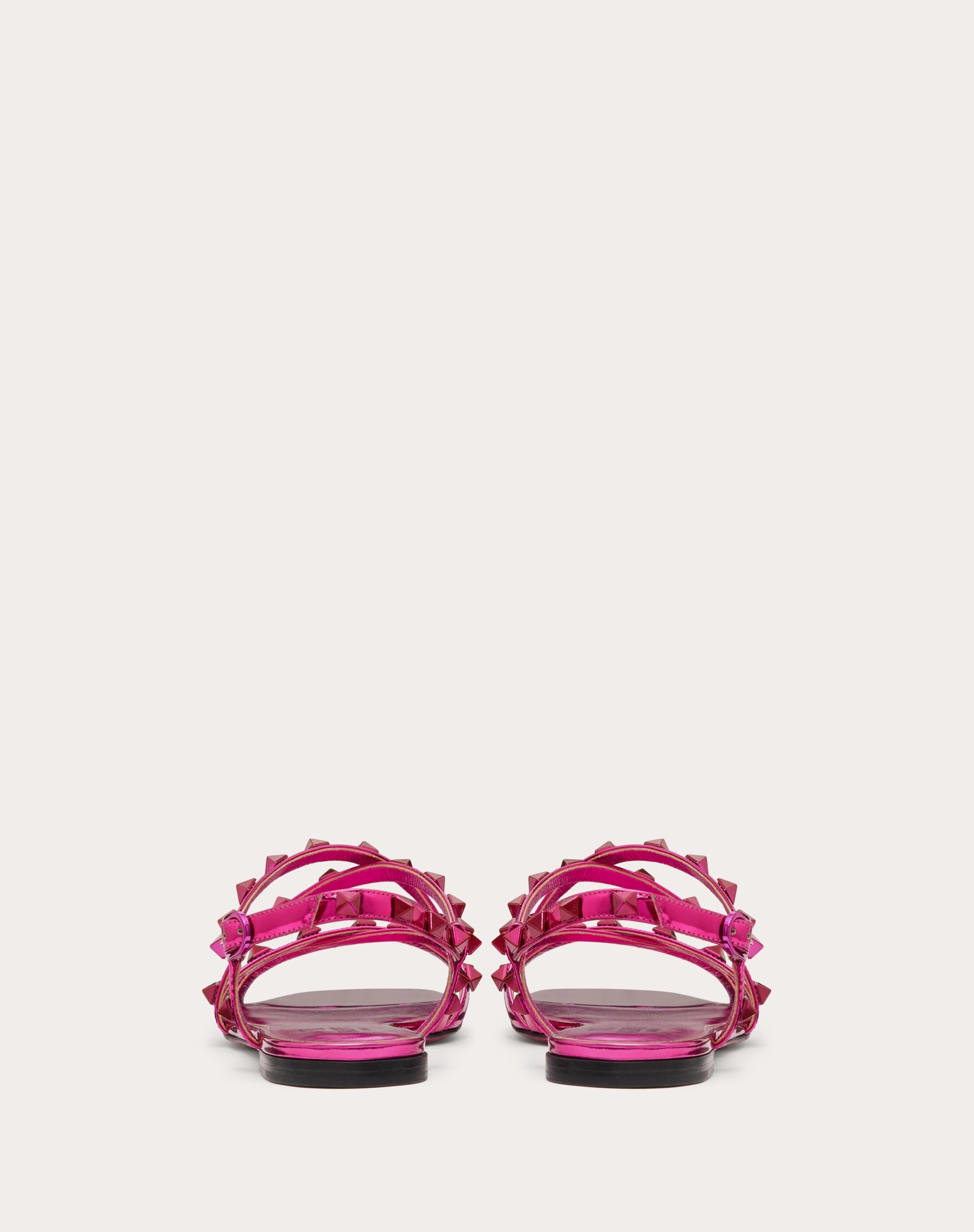 ROCKSTUD MIRROR-EFFECT SANDAL WITH MATCHING STUDS AND STRAPS - 3