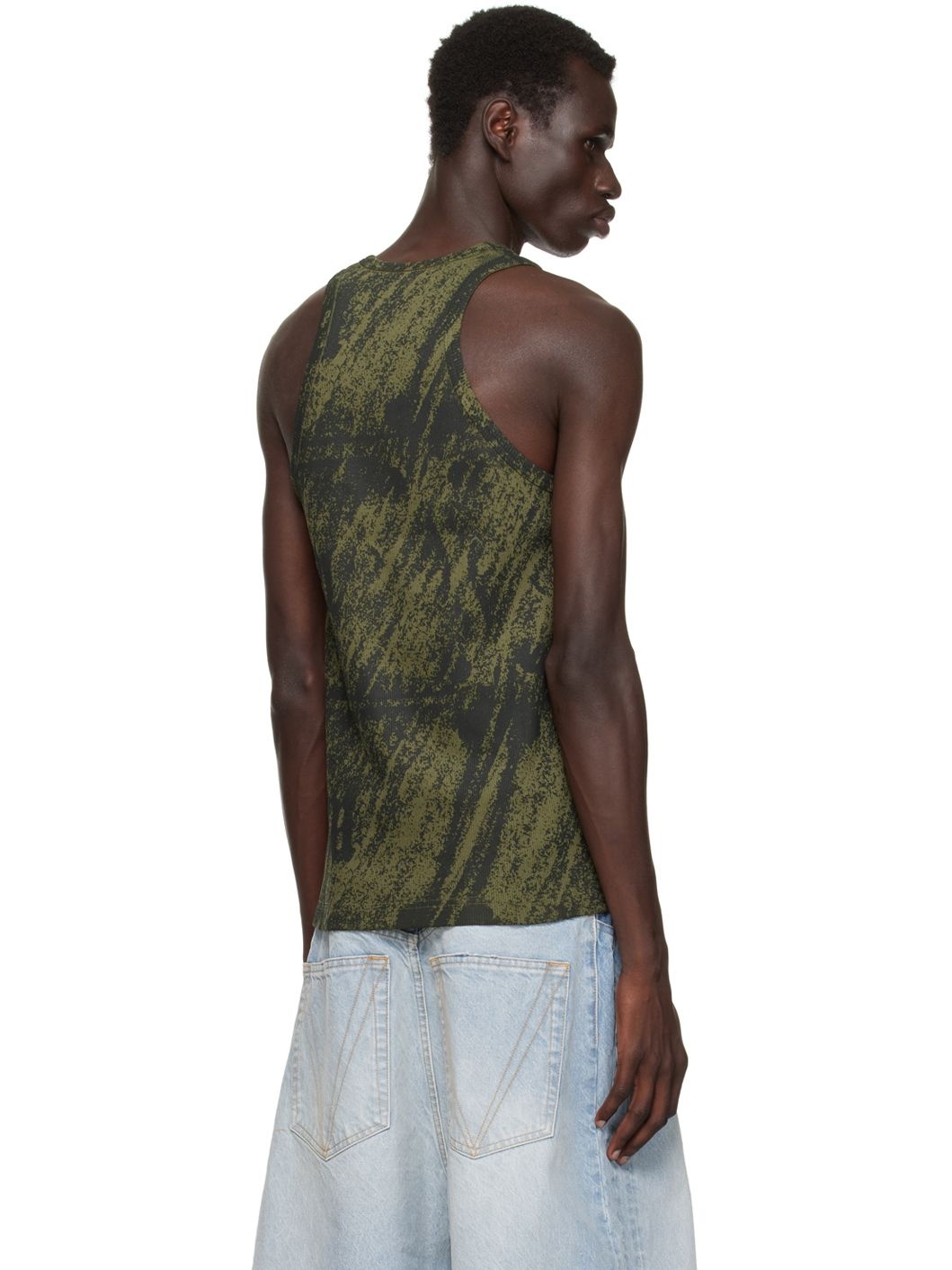 Khaki Trapezoid Tank Top - 3