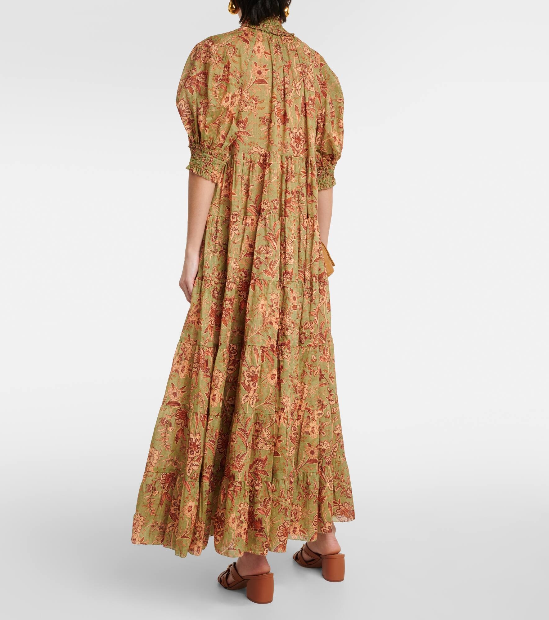 Junie floral cotton maxi dress - 3