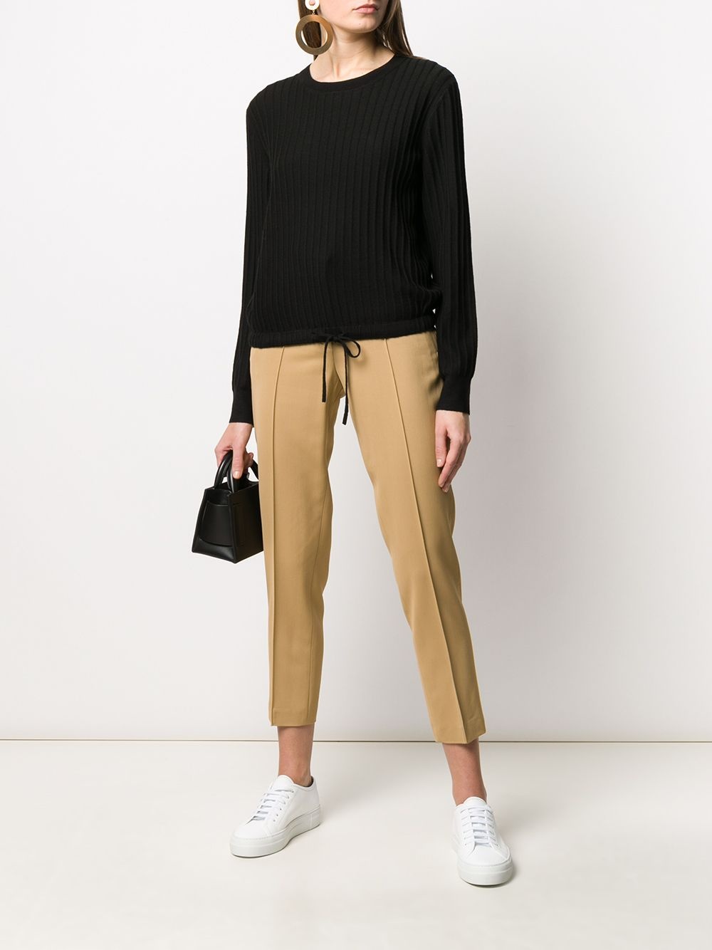 cropped tapered trousers - 2