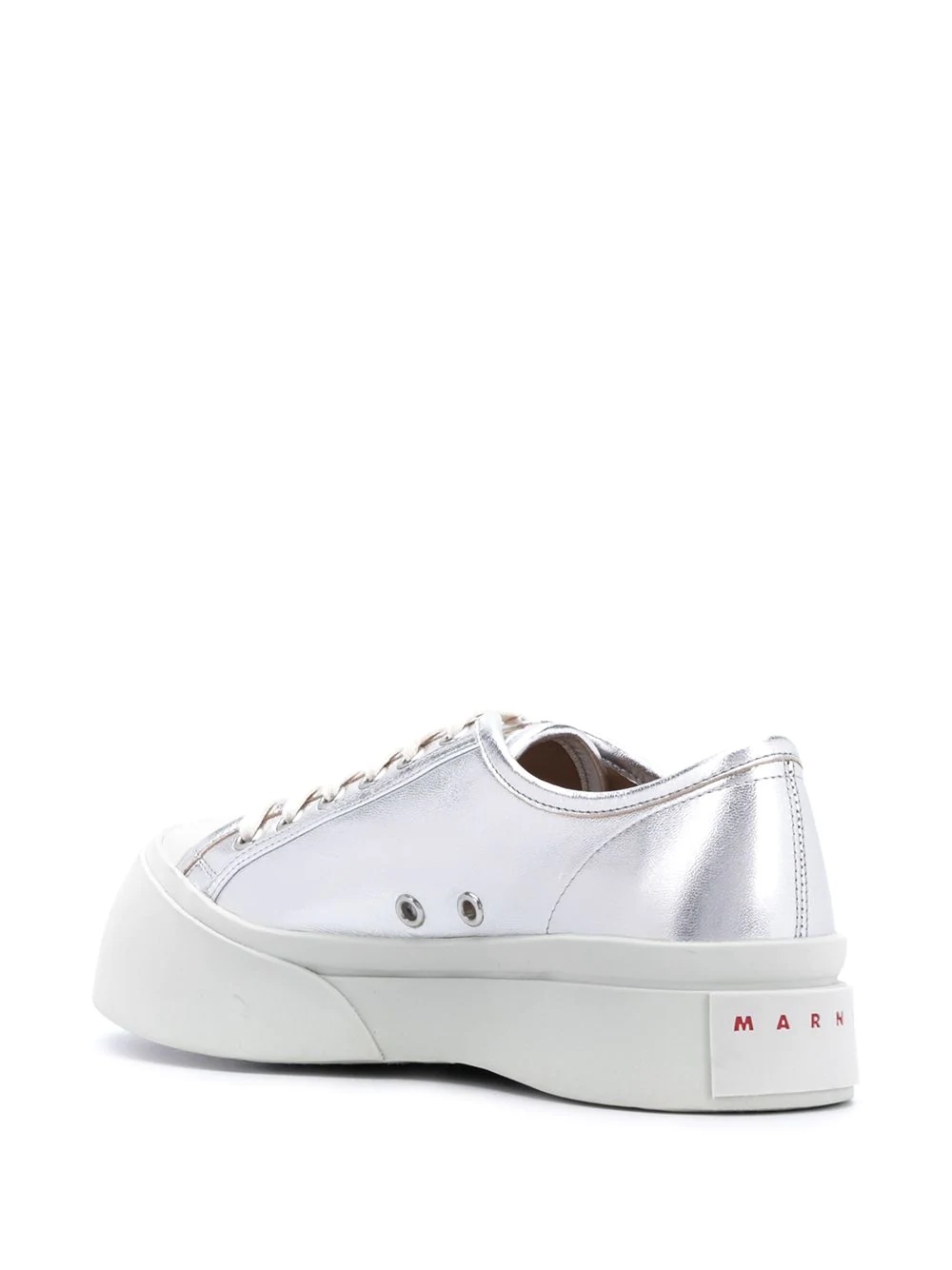 low-top platform sneakers - 3