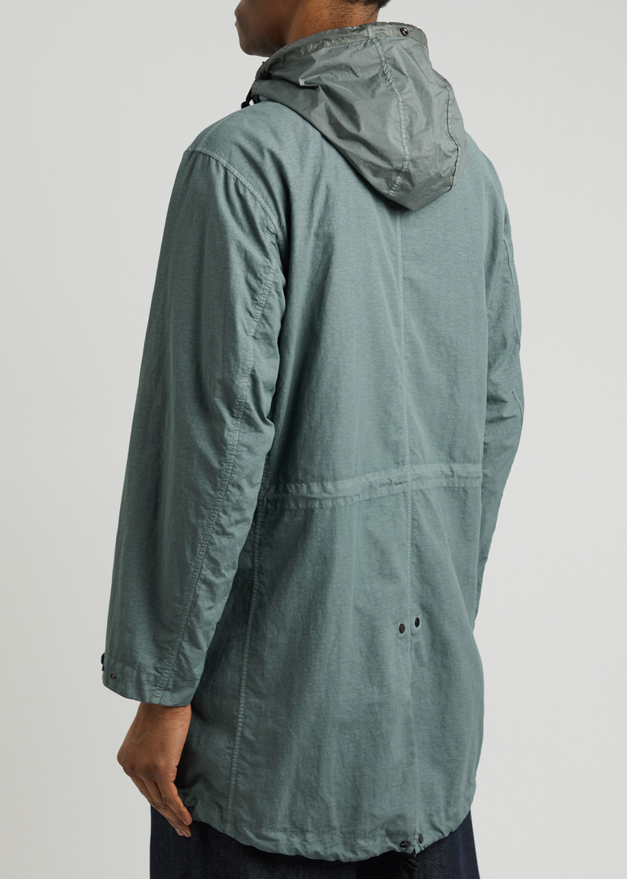 C.P. Company Goggle Hooded Coated Nylon Parka - 3