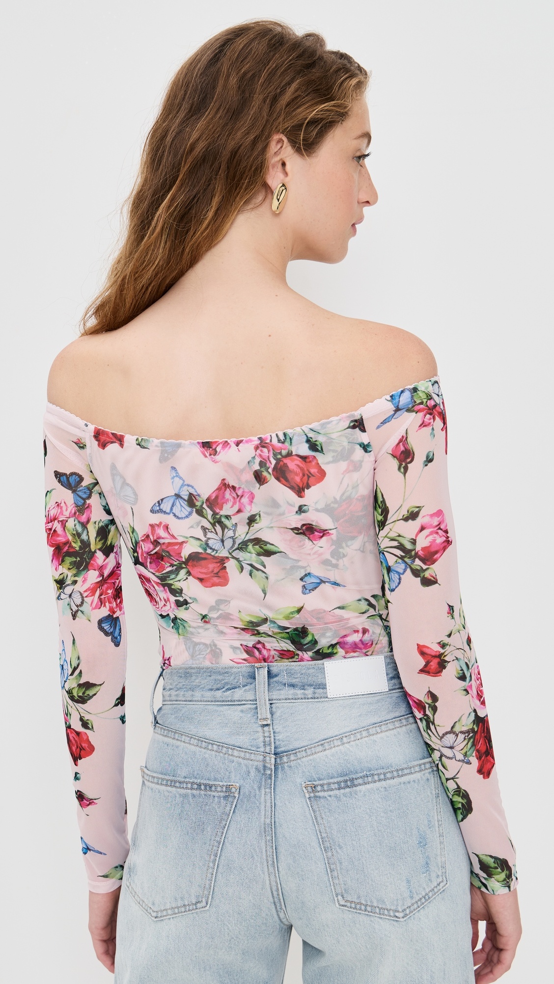 Peonie Off Shoulder Bodysuit - 2
