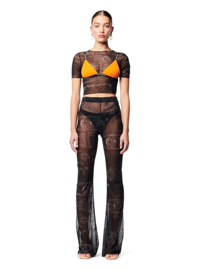 Heron Preston Hp Currencies Mesh Sl Top outlook