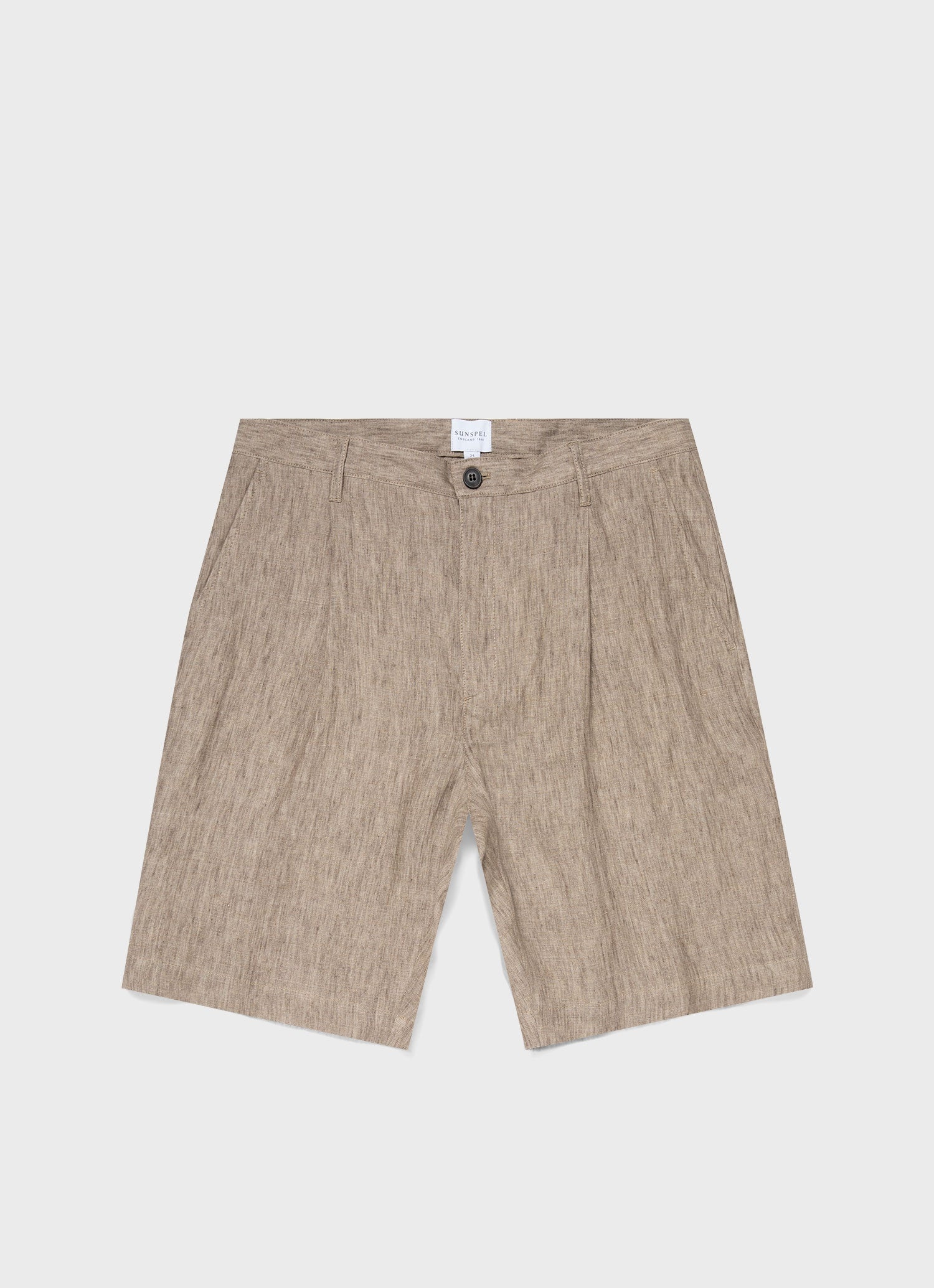 Pleated Linen Short - 1