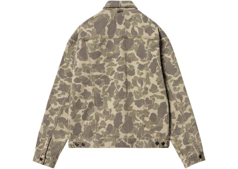 Carhartt Carhartt WIP Duck Camo Helston Jacket Bleached Black outlook