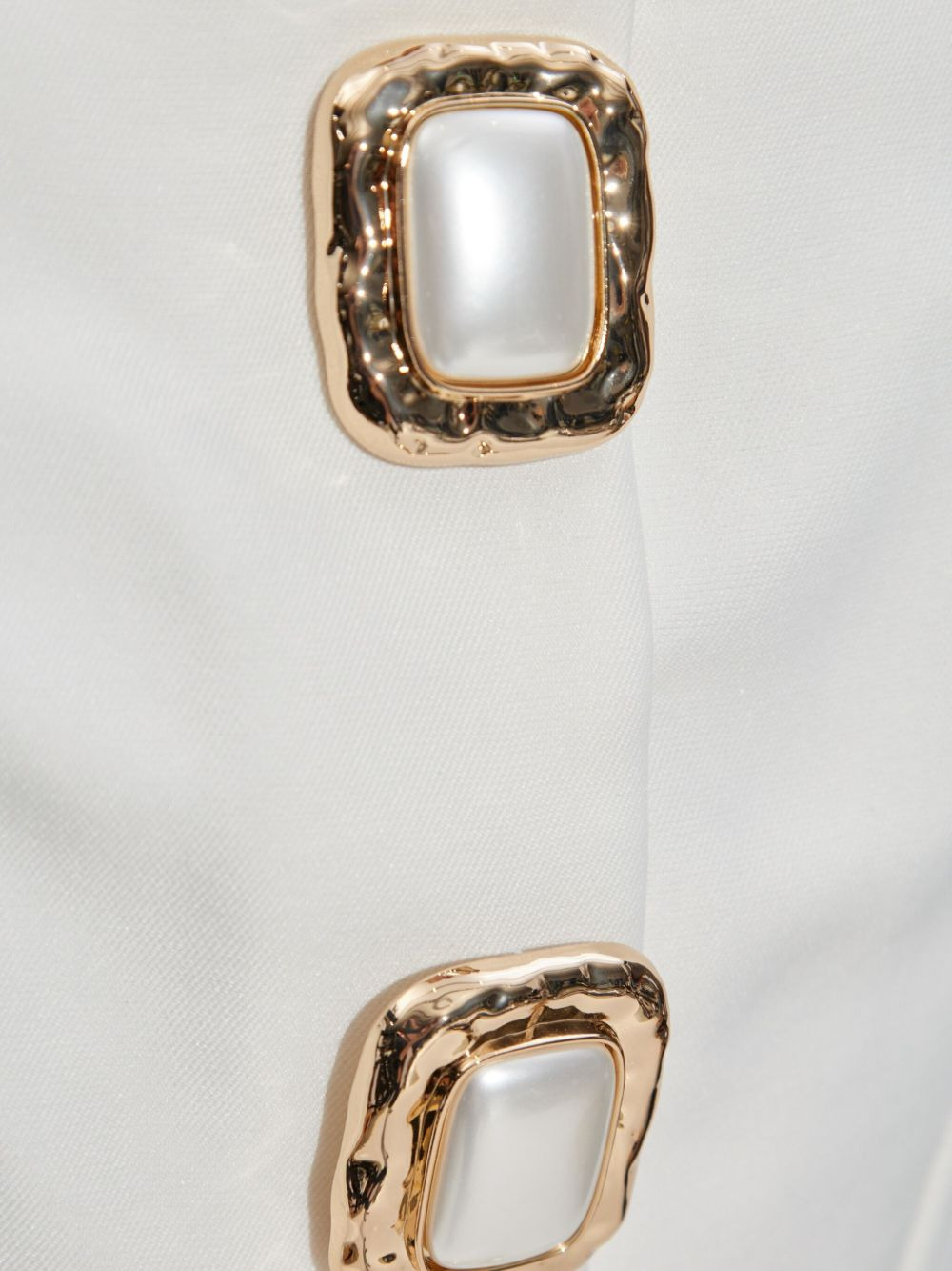 pearl-button midi dress - 4