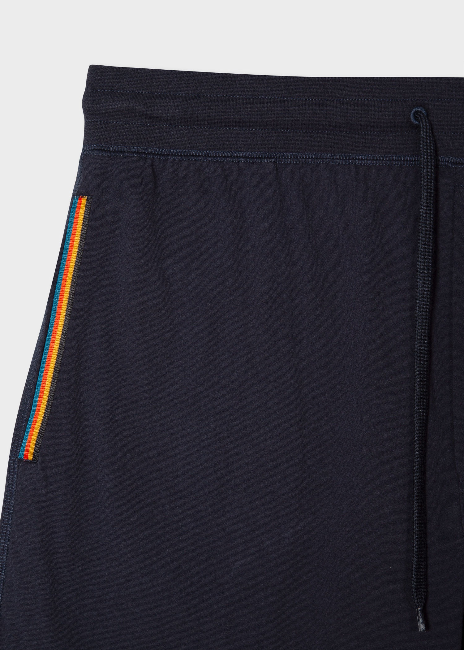 Navy Jersey Cotton Lounge Shorts - 2