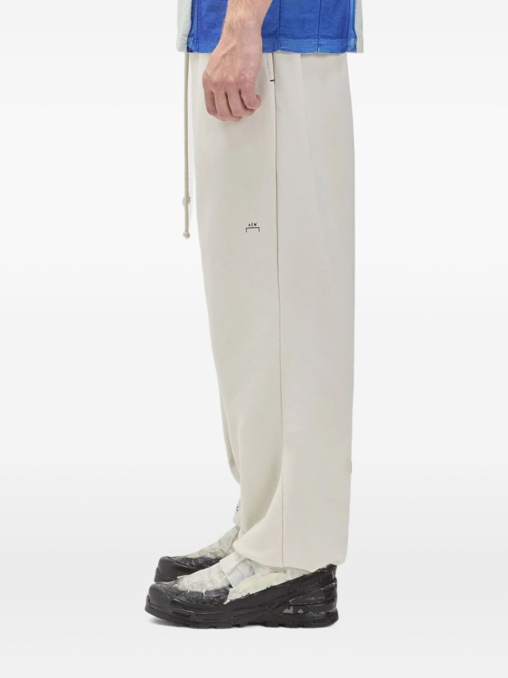 drawstring track pants - 4