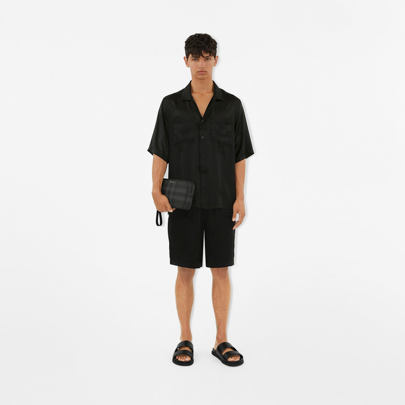 Burberry Check and Leather Pouch outlook