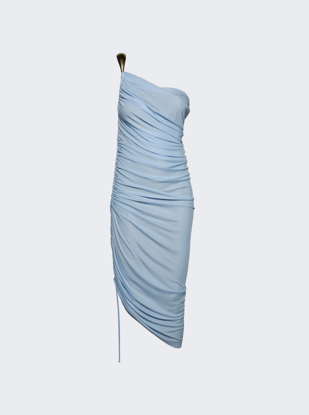 One Shoulder Midi Dress Iceberg Blue - 1