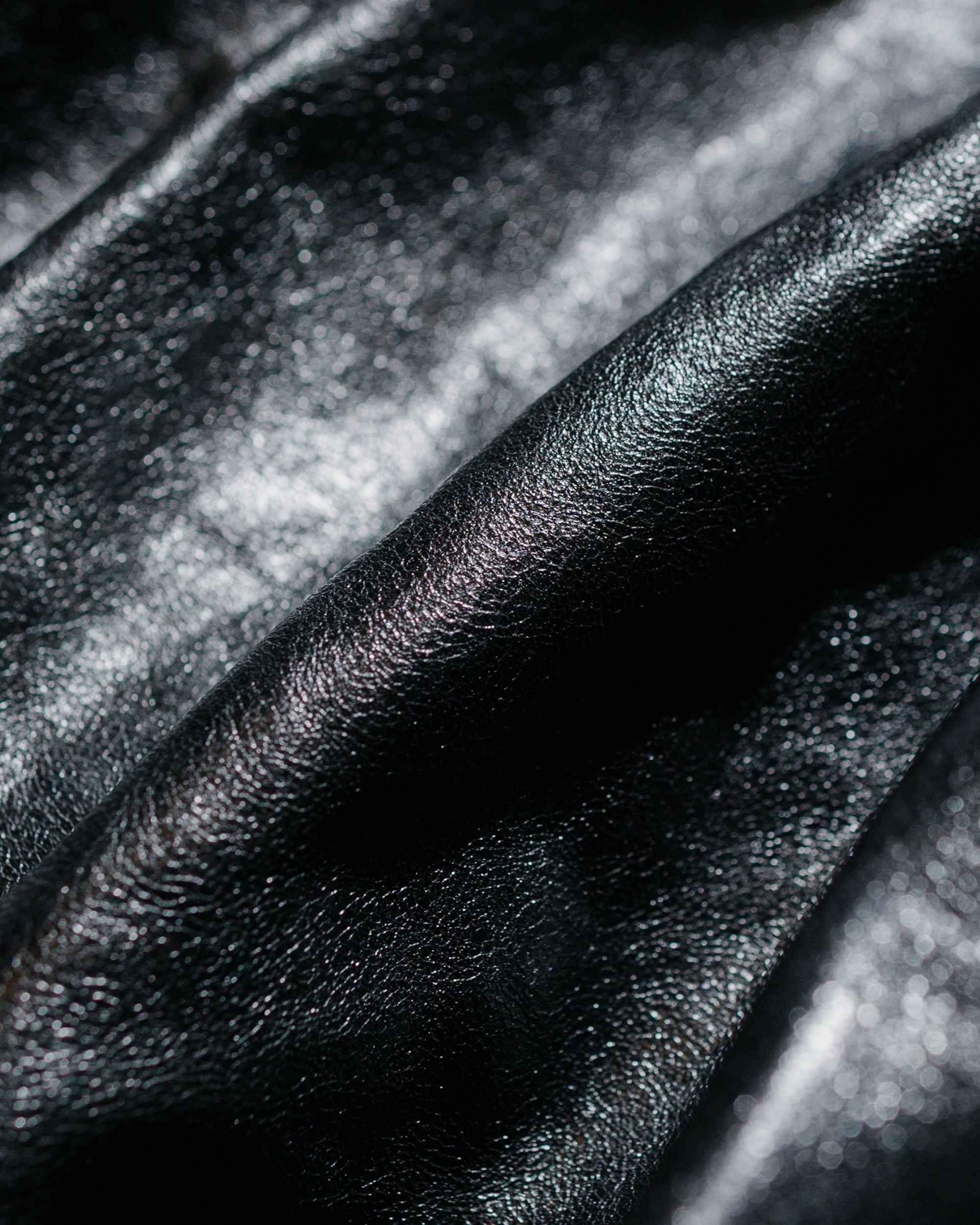 Lamb Leather Zip Blouson Black - 6
