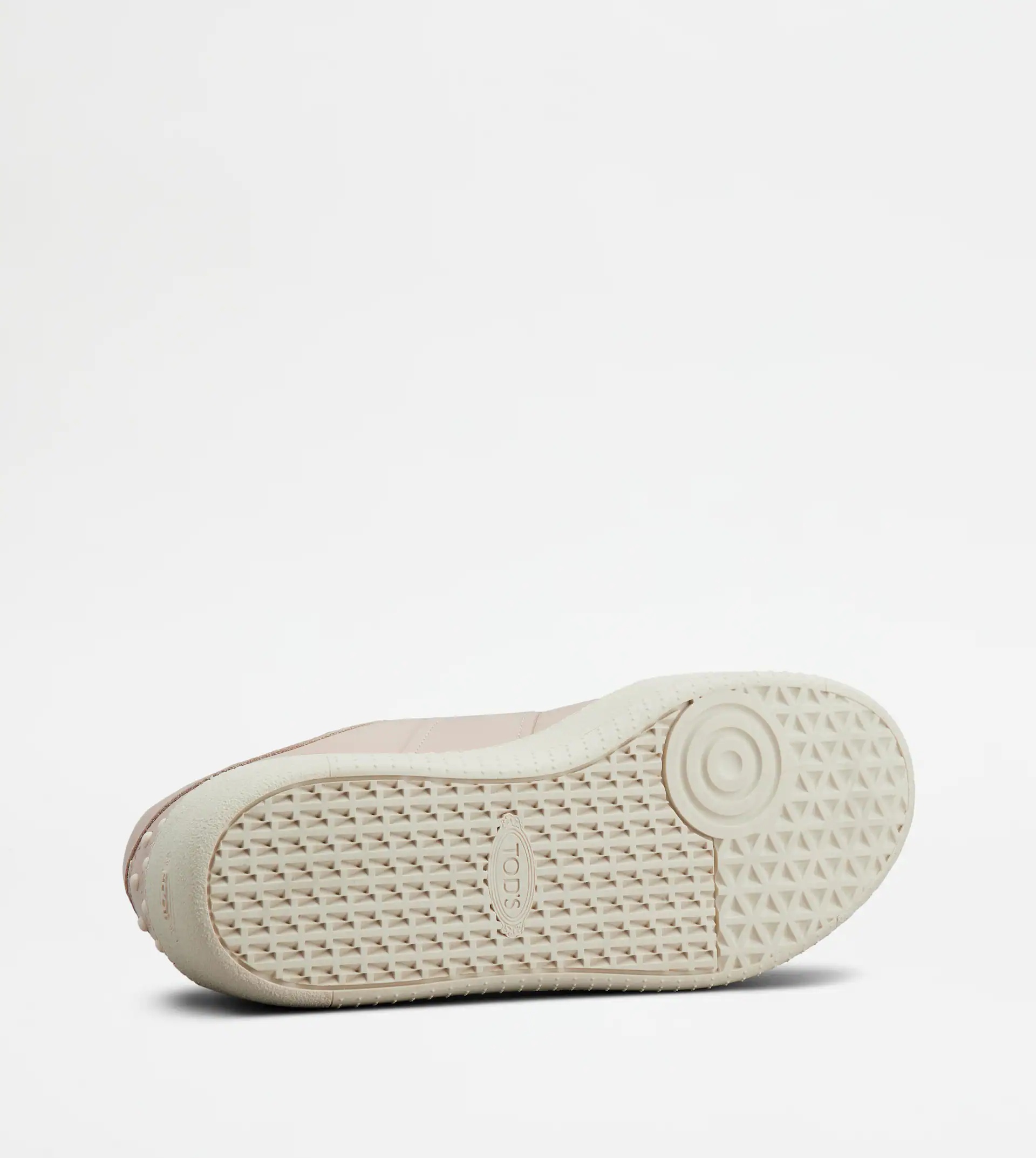 PLATFORM SNEAKERS IN LEATHER - PINK - 4