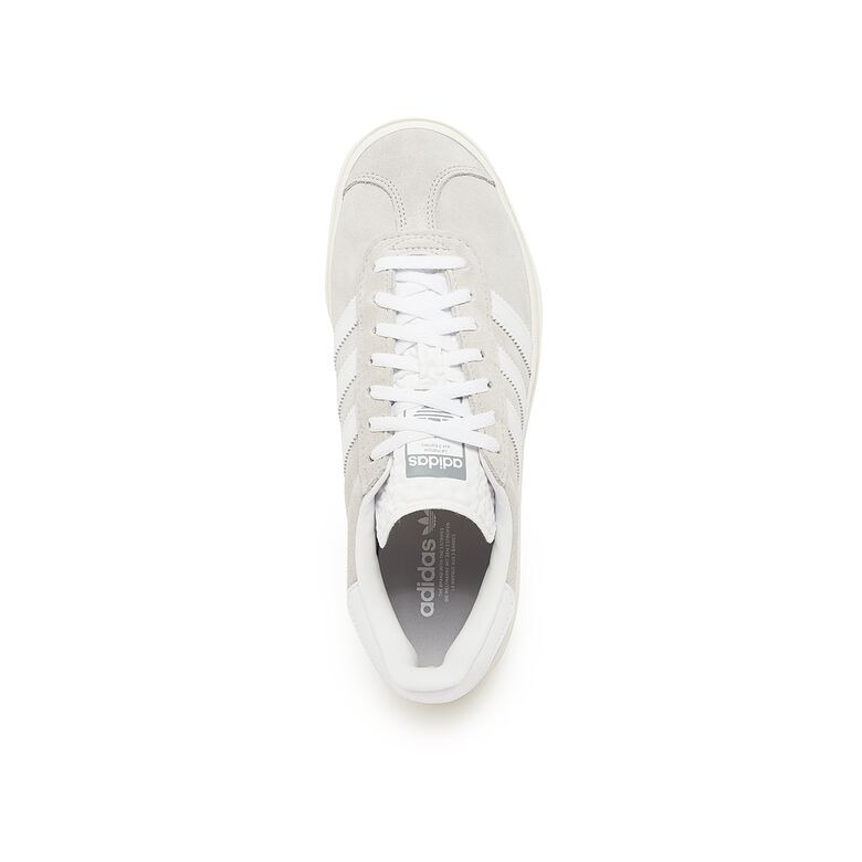 (WMNS) adidas Gazelle Bold 'Grey White' HQ6893 - 3