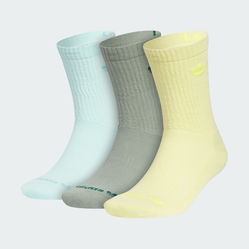 Originals Trefoil 2.0 3-Pack Crew Socks 1
