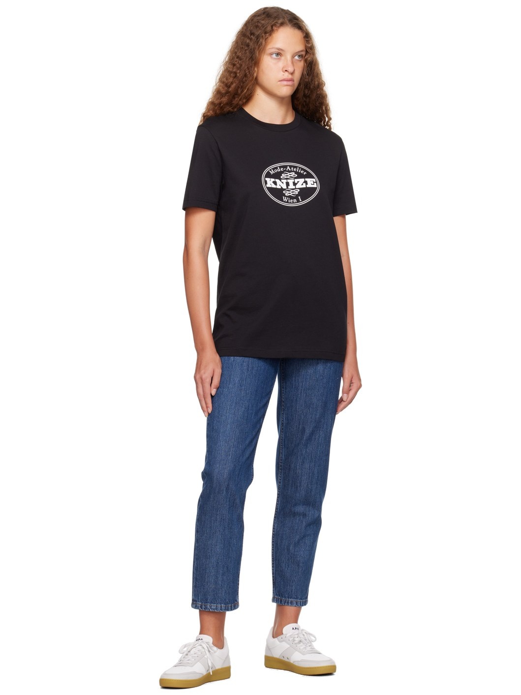 Black 'Knize' T-Shirt - 4