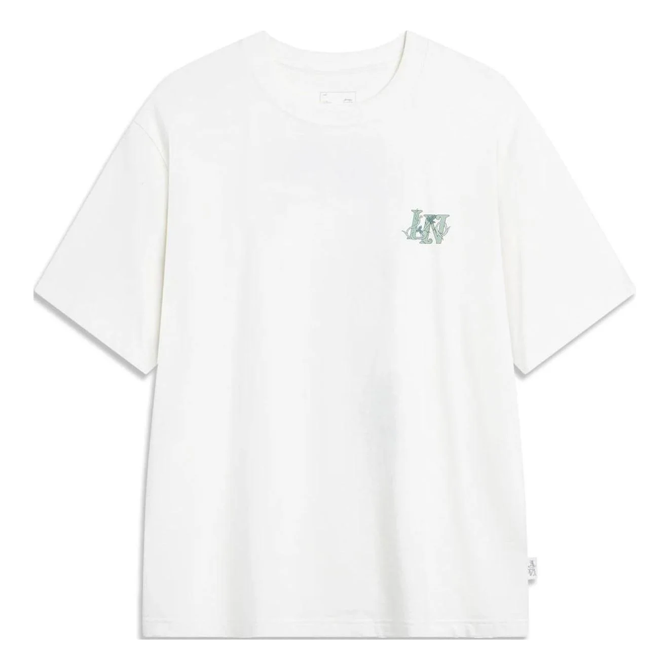 Li-Ning Floral Graphic T-shirt 'White' AHSU319-1 - 1