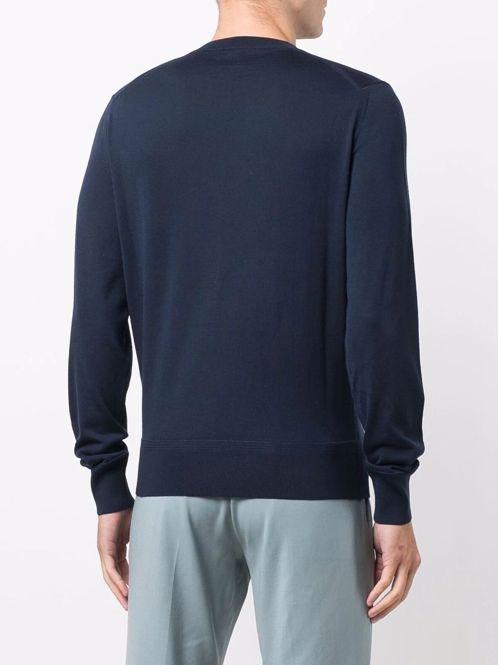 crew-neck knitted jumper - 4