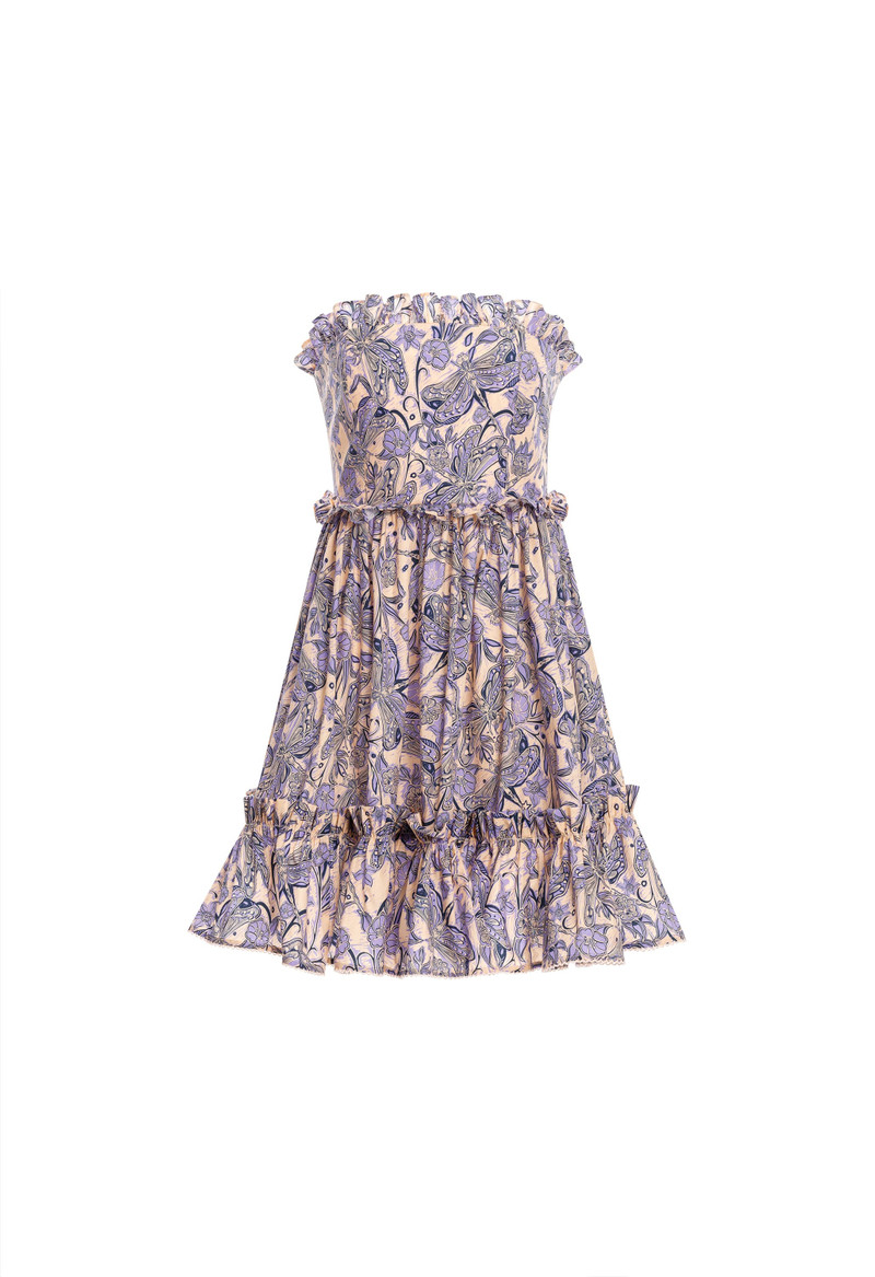 Rosa Libelulas Lavanda Mini Dress 1