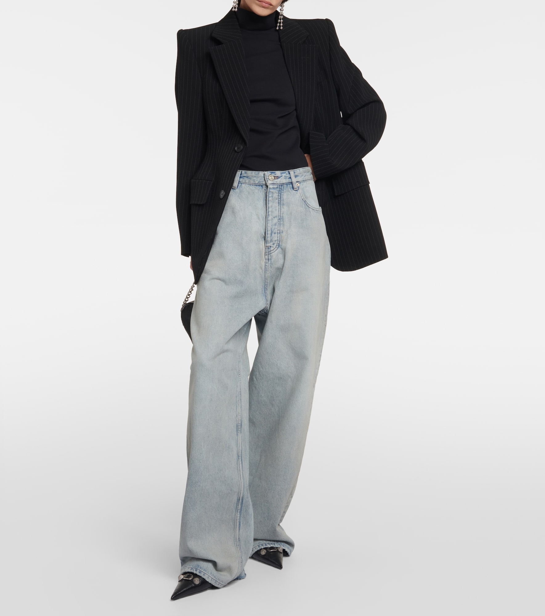 High-rise wide-leg jeans - 2