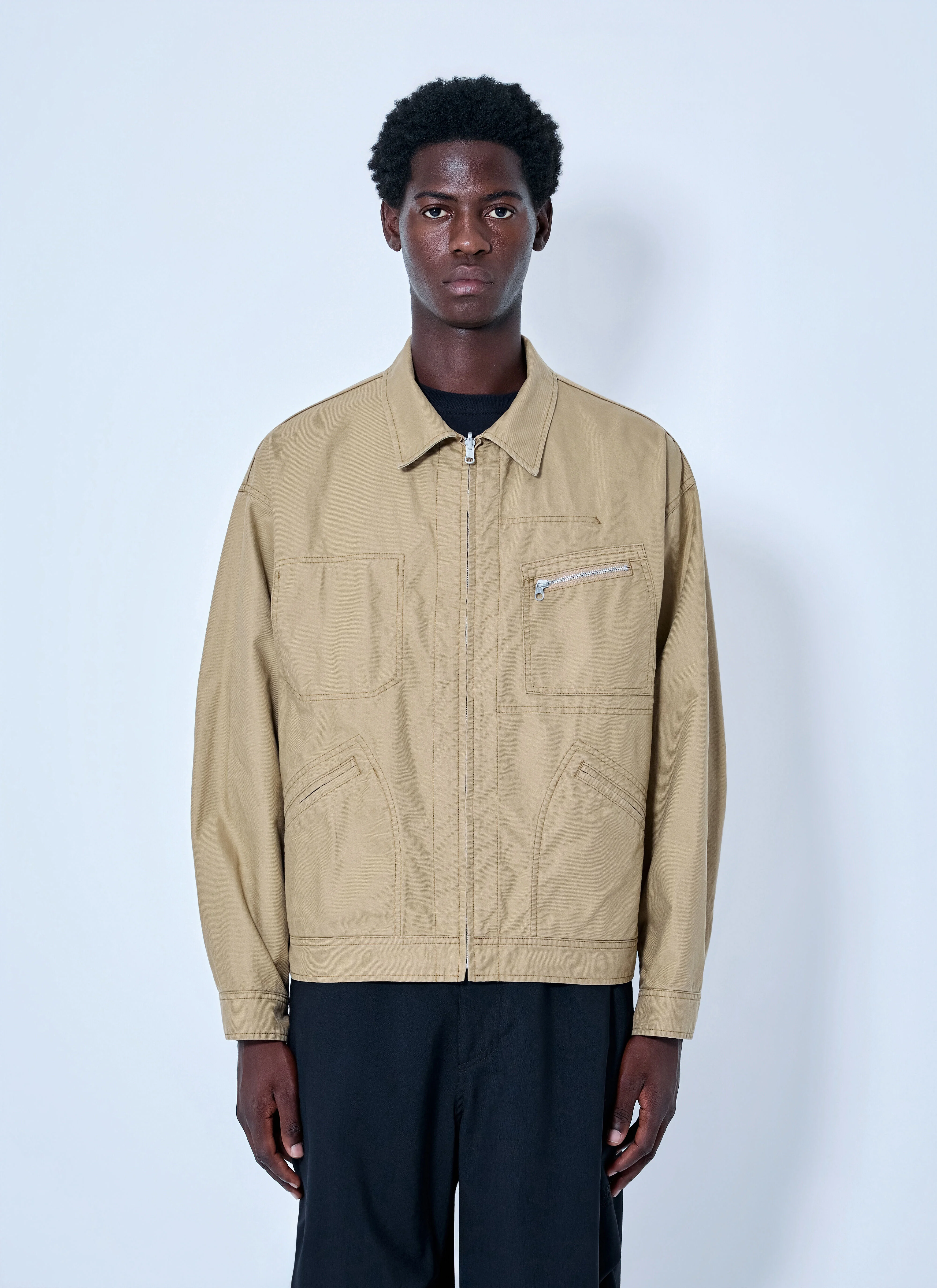 Zip-Front Utility Jacket - 1